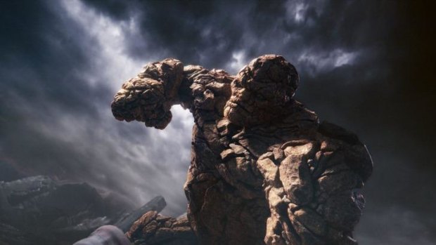 Jamie Bell as The Thing in <i>Fantastic Four</i>.
