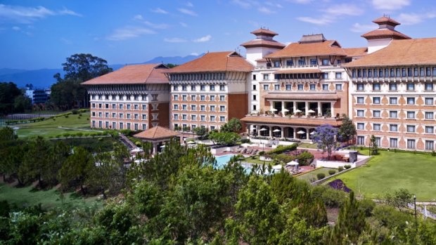 The Hyatt Regency Hotel in Kathmandu.