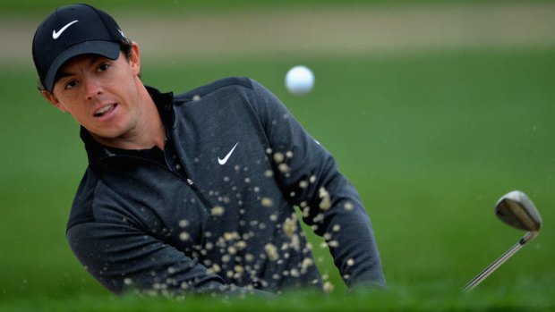 Early lead: Northern Ireland's Rory McIlroy.