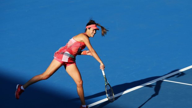 Home away from home: Serbia's Ana Ivanovic loves playing in Australia.