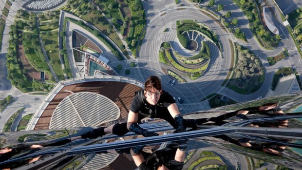 Tom Cruise in the latest <i>Mission: Impossible</i>.