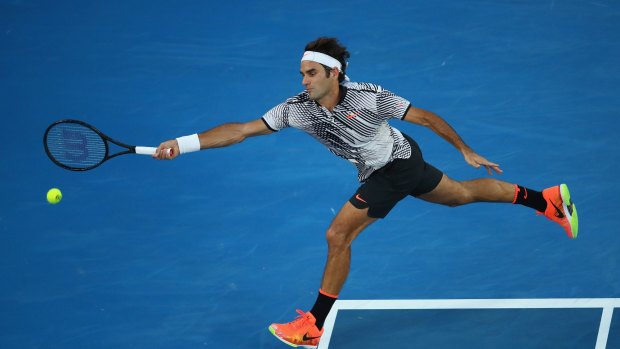 Roger Federer overcame a slow start to reach the quarter-finals.
