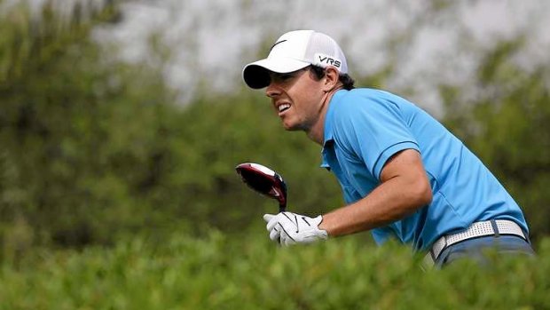 Rory McIlroy of Northern Ireland was undone by a rule breach.