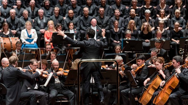 Beethoven's Ninth conducted by Diego Matheuz featuring the Melbourne Symphony Orchestra, the MSO Chorus, Fiona Campbell as soprano and narrated by William McInnes. 