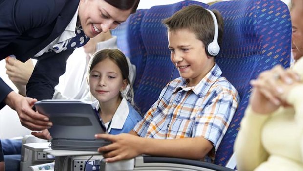 Screen time ... airlines are upgrading wi-fi services for passengers.