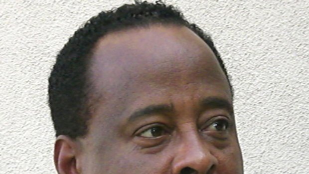 Charged ... Dr Conrad Murray.