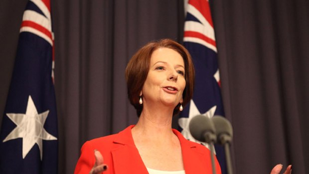 Power dressing ... Julia Gillard uses fashion to her political advantage.