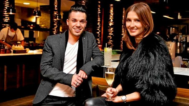 Grease is the word: Anthony Callea and Kate Waterhouse.