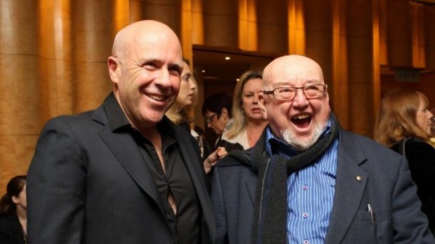 Richard Flanagan and former Mann Booker Prize winner Thomas Keneally.