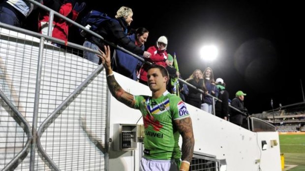 Appeal: Sandor Earl leaves the field after a game for the Raiders in 2013.