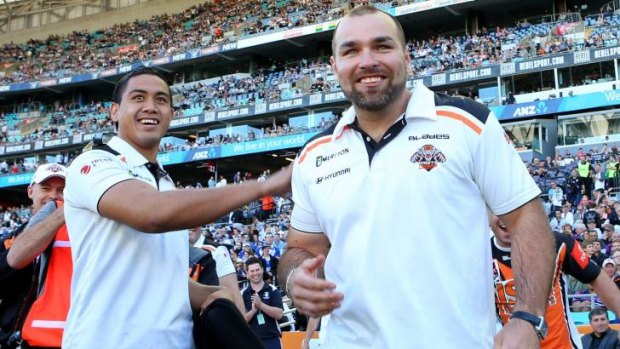 Facing the axe: assistant coach Todd Payten is well supported by Tigers players but is on the outer with the current board.