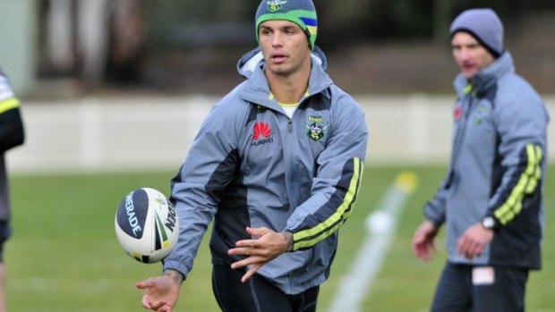 Small victory: Former Canberra Raiders winger Sandor Earl.