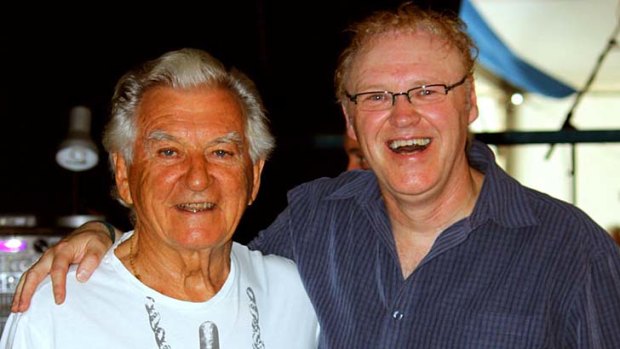 "Laugh? Mate, I nearly pissed myself!" ... former Prime Minister Bob Hawke.