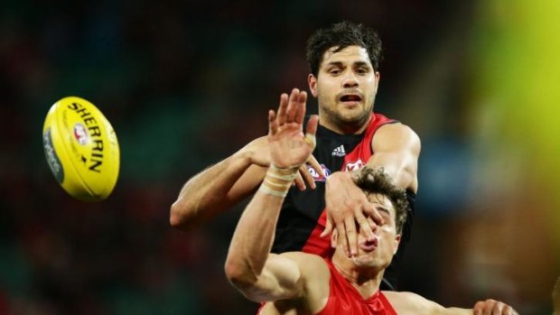 Essendon ruckman Paddy Ryder.