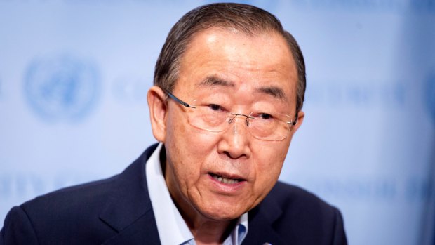 Former UN Secretary-General Ban Ki-moon pictured in 2015.