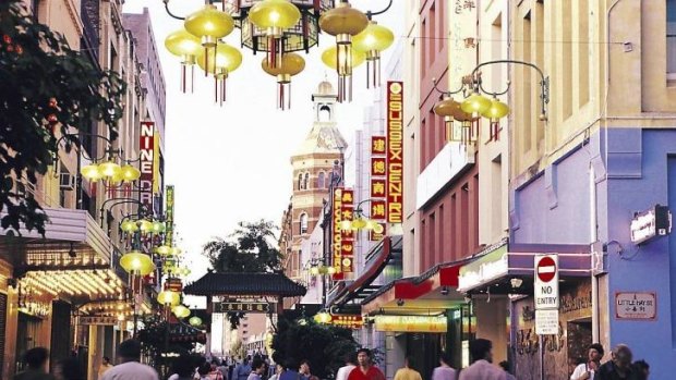 Sydney's Chinatown and Dixon Street mall.