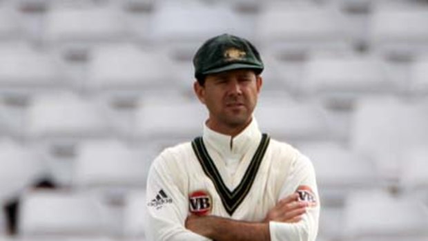 Prepared and ready ... Ricky Ponting.