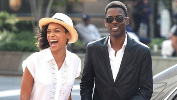 Things we like in <i>Top Five</i>: Rosario Dawson and Chris Rock.