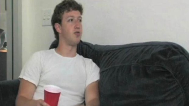 Early days ... Mark Zuckerberg in 2005.