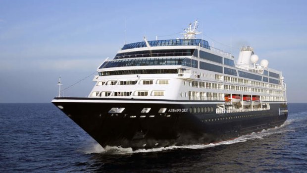 The Azamara Quest, where guests are encouraged to get off and roam.