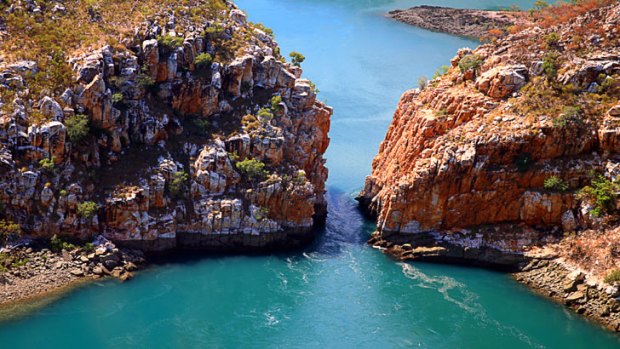 Horizontal Falls is a world-renowned tourist attraction for the Kimberley.