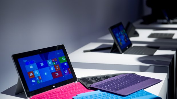 The Microsoft Surface Pro 2 tablet and Type Cover 2.