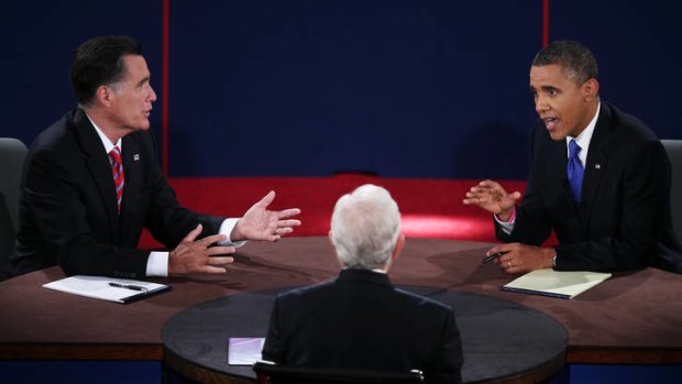 President Barack Obama met Republican presidential candidate Mitt Romney in Florida for the third, and final, debate.