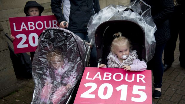 Labour supporters expected victory, but results in Scotland dealt their hopes a blow.