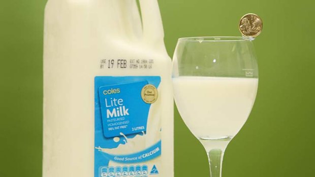 Dairy farmers are losing out now as Coles discounts its home-branded milk.