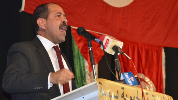Chukri Beleid, a prominent Tunisian opposition politician, pictured in January. was shot dead on February 6.