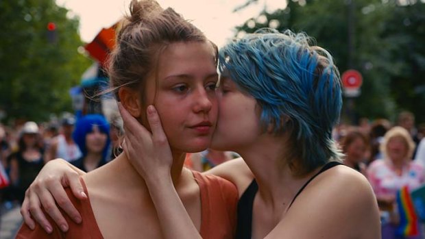 A still from Blue is the Warmest Colour.