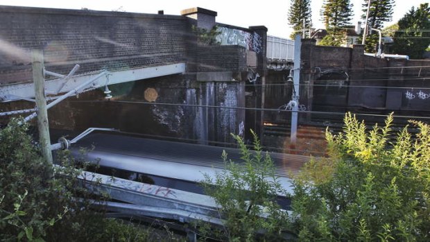 The West Street overpass in Lewisham.