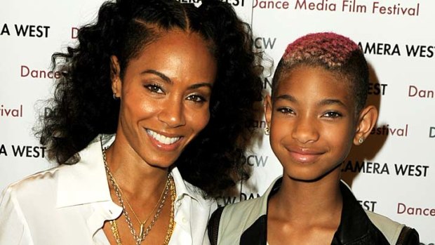 'Even little girls have the right to own themselves' ... Jada Pinkett Smith with her daughter Willow Smith.