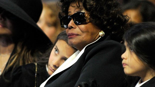 'Missing' ... Michael Jackson's mother Katherine, with his children Paris, left, and Blanket. She has been their legal guardian since the singer's death.