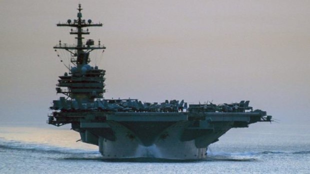The aircraft carrier USS George H.W. Bush has been deployed to the Persian Gulf.