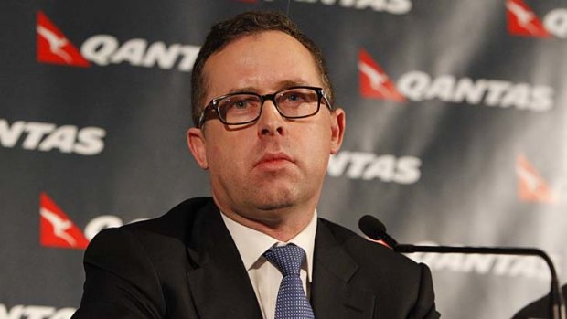 Dark days: Qantas chief executive Alan Joyce.