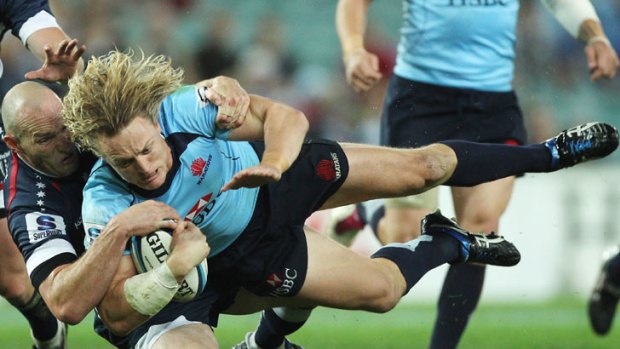 In with a chance . . . Ryan Cross believes the Waratahs still have a strong chance of winning the Australian Super Rugby conference.