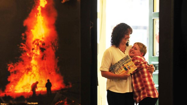 Kate and Kirk Wilson, who survived the Black Saturday bushfires that burnt their Chum Creek house down.