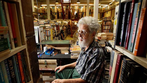 ‘‘The kind of people who come in here  wouldn’t know a Kindle if they fell over it’’  ... Bob Gould at his shop in Newtown.