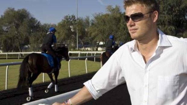 Content ... Andrew Flintoff has settled into his new life in Dubai, enjoying time with his family and his new interest in horse racing.