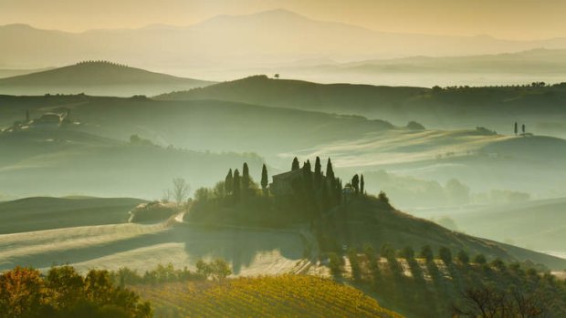 Dishing it up: beautiful Tuscany.