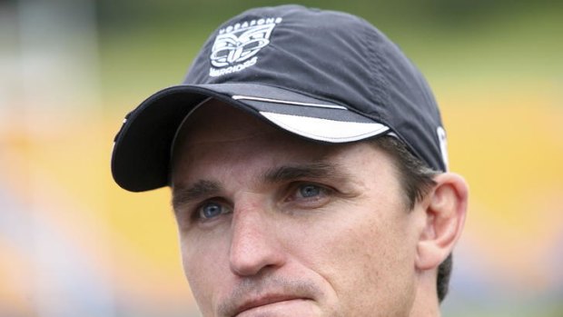 First in line ... Robbie Deans was the first person to congratulate Warriors coach Ivan Cleary.