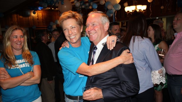 Premier Colin Barnett (with Dixie Marshall) needed a Scotch after the election result.