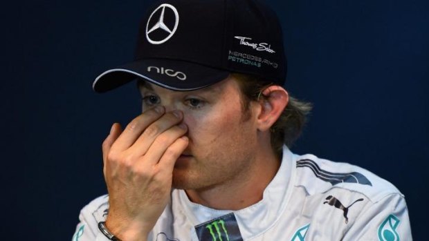 "The number one rule for us as team-mates is that we must not collide, but that is exactly what happened": Nico Rosberg.