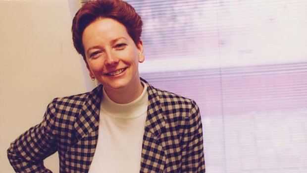 Prime Minister Julia Gillard in the Slater and Gordon office in 1994.