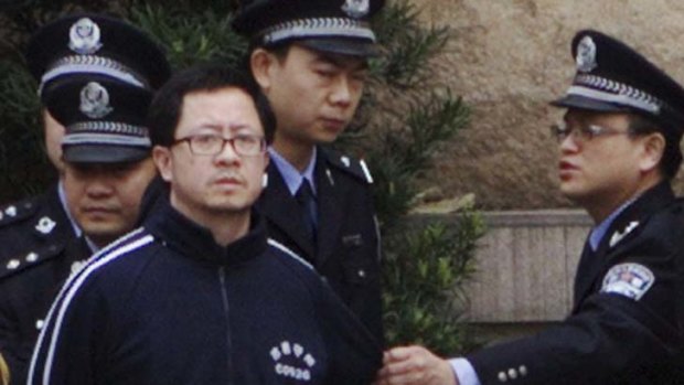 Australian Matthew Ng, convicted by the system Wang Yang governs.