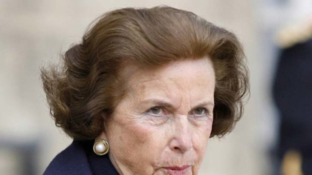Liliane Bettencourt ... one of the wealthy people to have signed the petition.