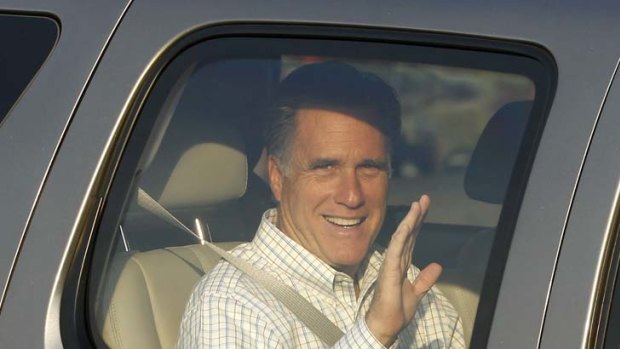 Retreat treat: Presidential hopeful Mitt Romney urged his supporters to give more to his cause.