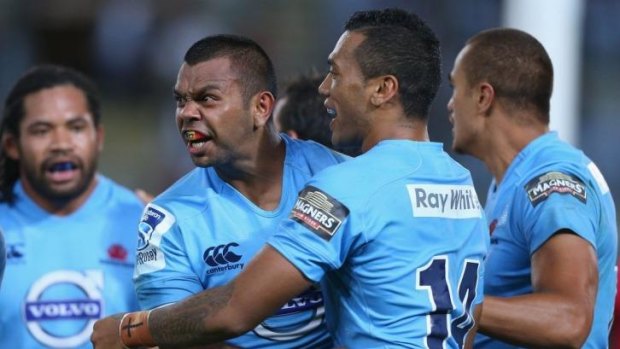 Lethal weapons: Kurtley Beale says his partnership with Bernard Foley has developed to such a degree that the two feel like 'brothers'.