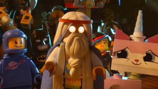 Cheerful: Australians' favourite film this year was <i>The Lego Movie</i>.